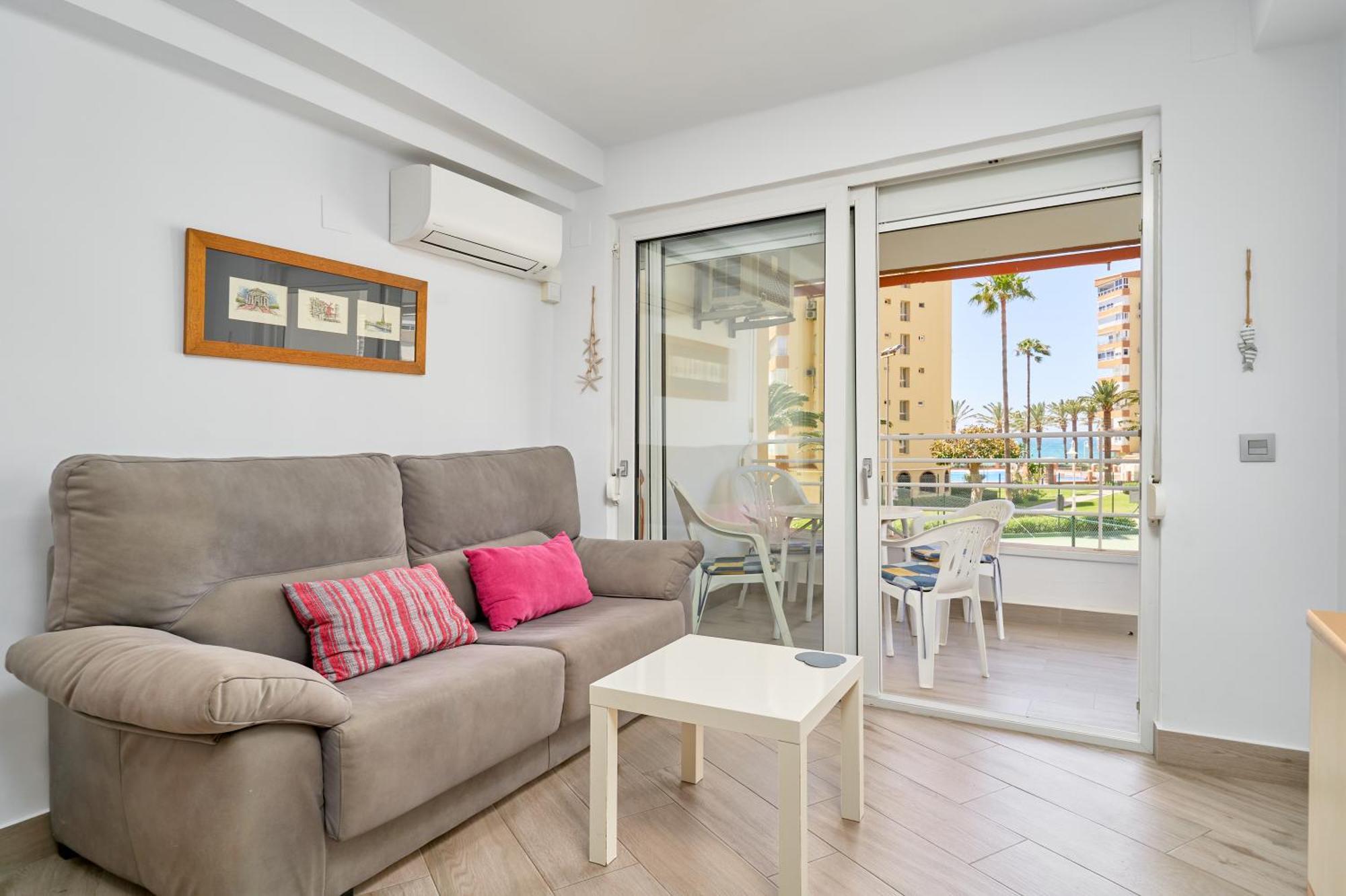 Apartamento Primera Linea Playa Algarrobo Costa Exteriör bild